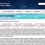 Veterans Affairs LGBT Employment Program