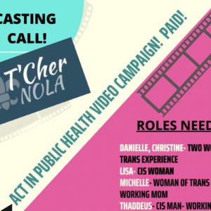 CASTING CALL! Paid roles! June 28th at CrescentCare