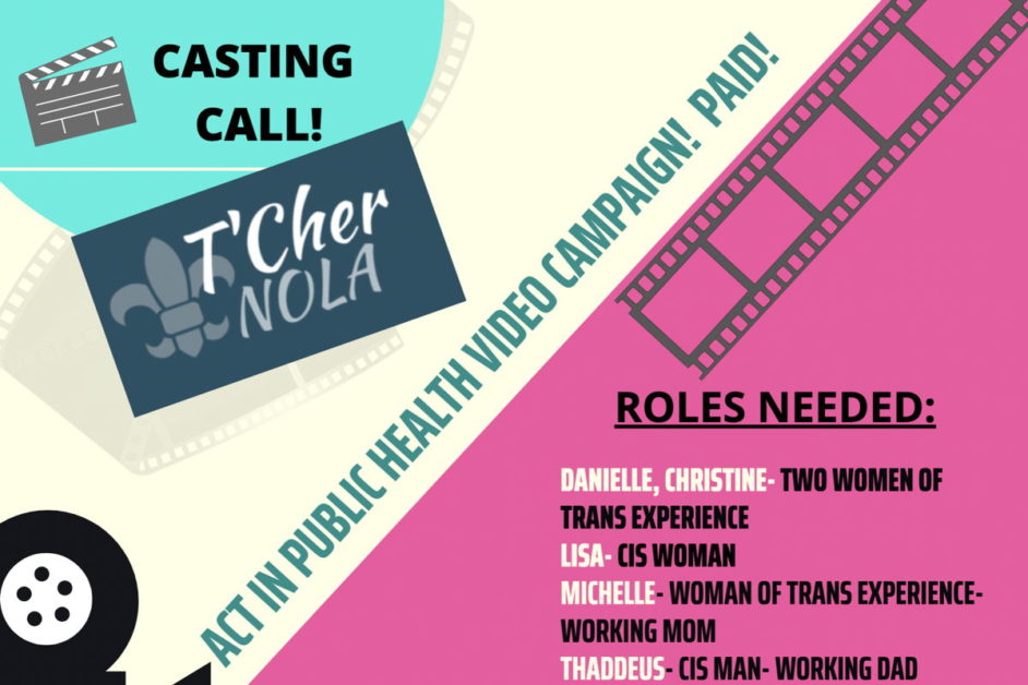 CASTING CALL! Paid roles! June 28th at CrescentCare